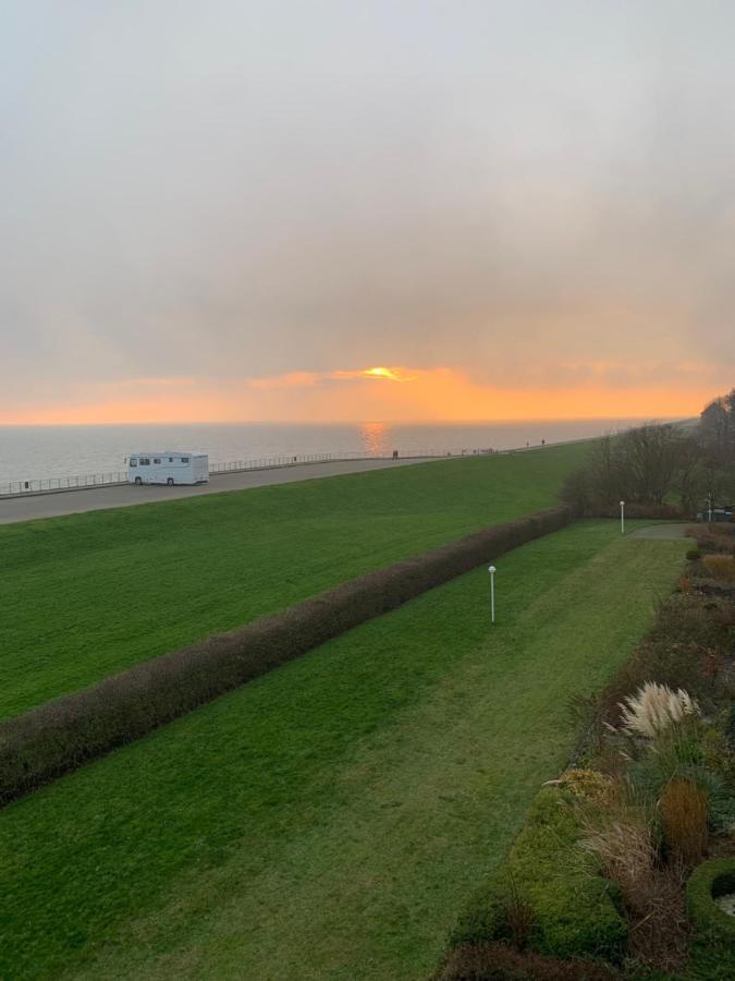 Studio Mit Meerblick Und Grosser Loggia - Direktzugang Zur Nordsee فيلهلمسهافن المظهر الخارجي الصورة