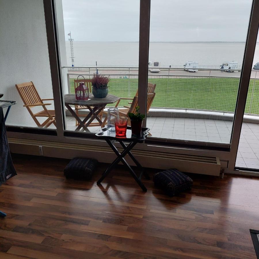 Studio Mit Meerblick Und Grosser Loggia - Direktzugang Zur Nordsee فيلهلمسهافن المظهر الخارجي الصورة