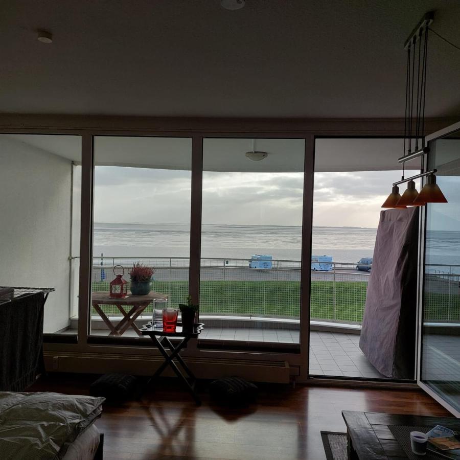 Studio Mit Meerblick Und Grosser Loggia - Direktzugang Zur Nordsee فيلهلمسهافن المظهر الخارجي الصورة